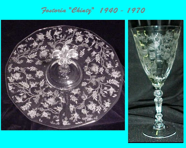 Fostoria Floral Etched Glass Patterns Identification Galuh Karnia458